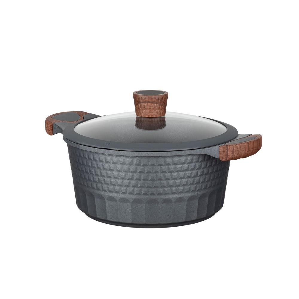 Resto Capella Casserole 4.6L pottur, 24cm, viðloðunarfrí húð, með glerloki - image 8 [e4555f1806]