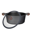 Resto Capella Casserole 6.6L pottur, 28cm, viðloðunarfrí húð, með glerloki - image 5 [580153abb4]