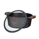 Resto Capella Casserole 6.6L pottur, 28cm, viðloðunarfrí húð, með glerloki - image 11 [1b356df18e]