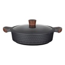 Resto Capella grunnur 8cm pottur, 4.6L pottur, 28cm, viðloðunarfrí húð, með glerloki - image 6 [58569b5d30]