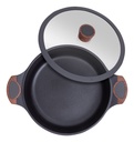 Resto Capella grunnur 8cm pottur, 4.6L pottur, 28cm, viðloðunarfrí húð, með glerloki - image 13 [999139d415]