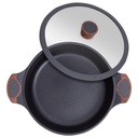 Resto Capella grunnur 8cm pottur, 4.6L pottur, 28cm, viðloðunarfrí húð, með glerloki - image 14 [d9a6b9b811]