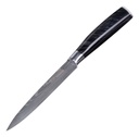Resto Eridanus alhliða hnífur 13 cm, laserskorið ryðfrítt stál með Damascus útliti - image 2 [f960bbf582]