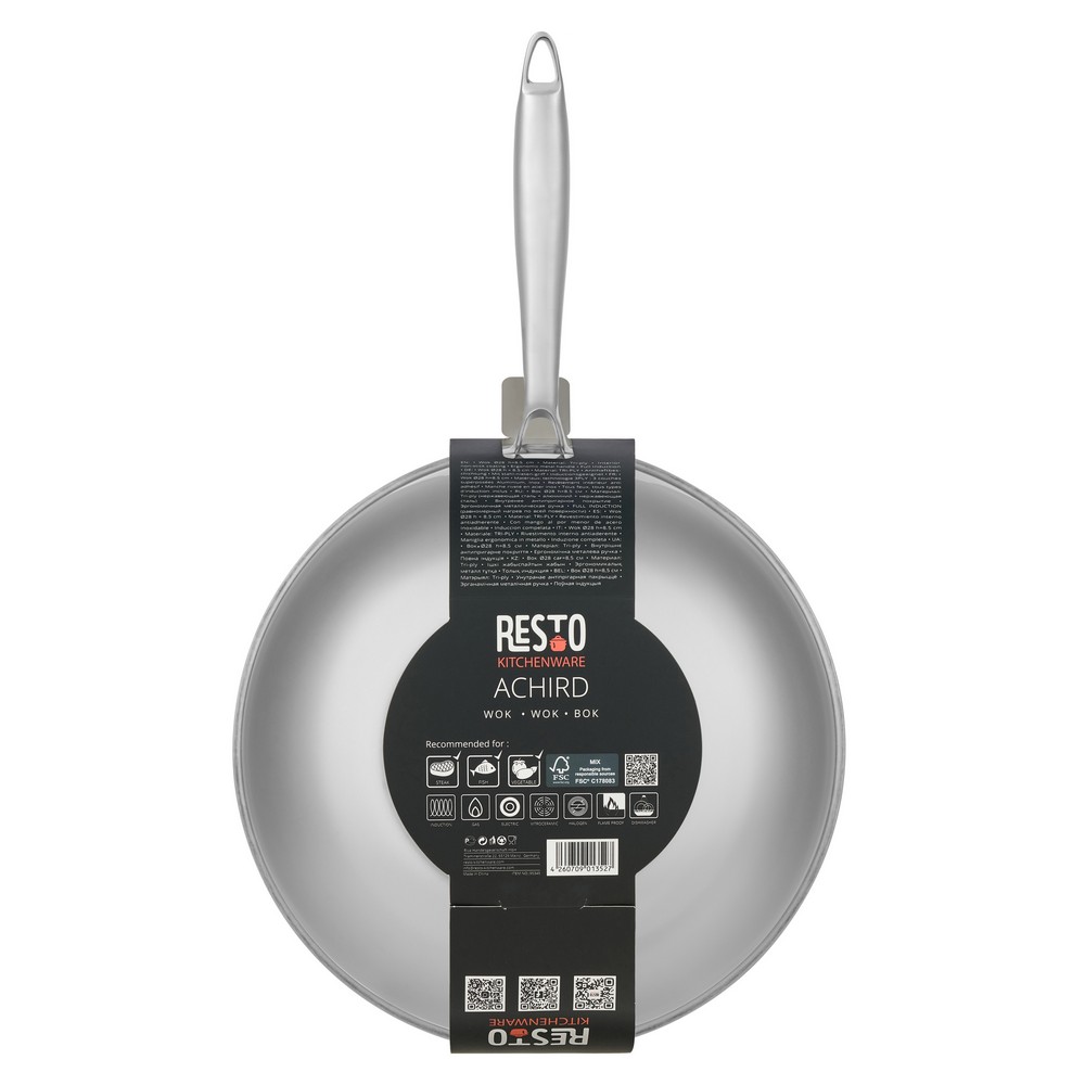 Resto Achird 28cm wok panna, úr áli með viðloðunarfría húð - image 19 [308abf8560]
