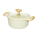 Resto Ran 2,4L 20cm pottur með loki, úr áli, beige - image 2 [eb2a07a043]