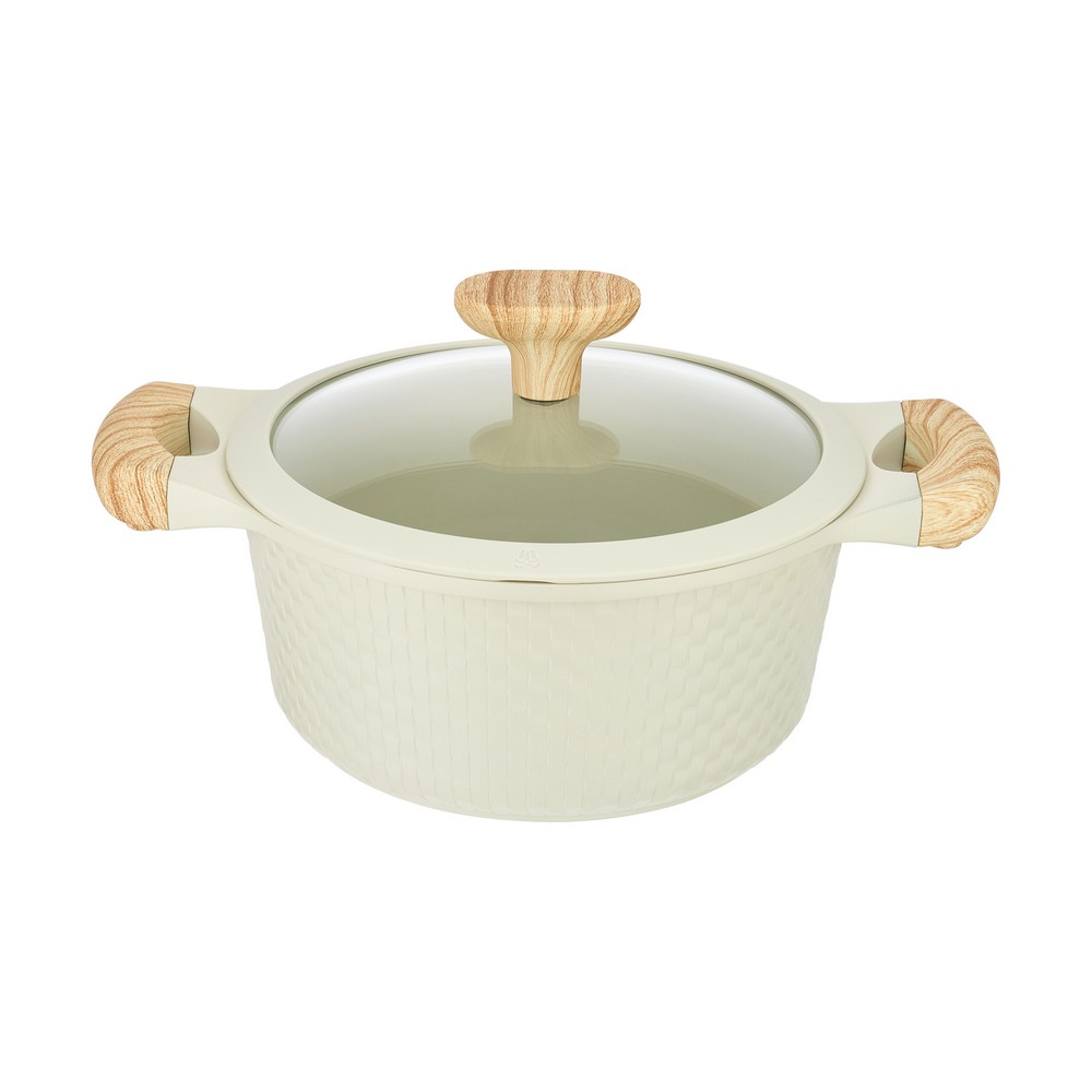 Resto Ran 2,4L 20cm pottur með loki, úr áli, beige - image 3 [a0d1461eb3]