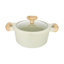 Resto Ran 2,4L 20cm pottur með loki, úr áli, beige - image 3 [a0d1461eb3]