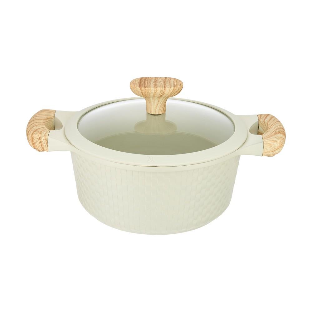 Resto Ran 2,4L 20cm pottur með loki, úr áli, beige - image 4 [292a808886]
