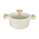 Resto Ran 2,4L 20cm pottur með loki, úr áli, beige - image 4 [292a808886]