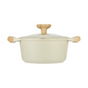 Resto Ran 2,4L 20cm pottur með loki, úr áli, beige - image 5 [2a6a8a9fb2]
