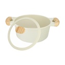 Resto Ran 2,4L 20cm pottur með loki, úr áli, beige - image 8 [af39102aeb]