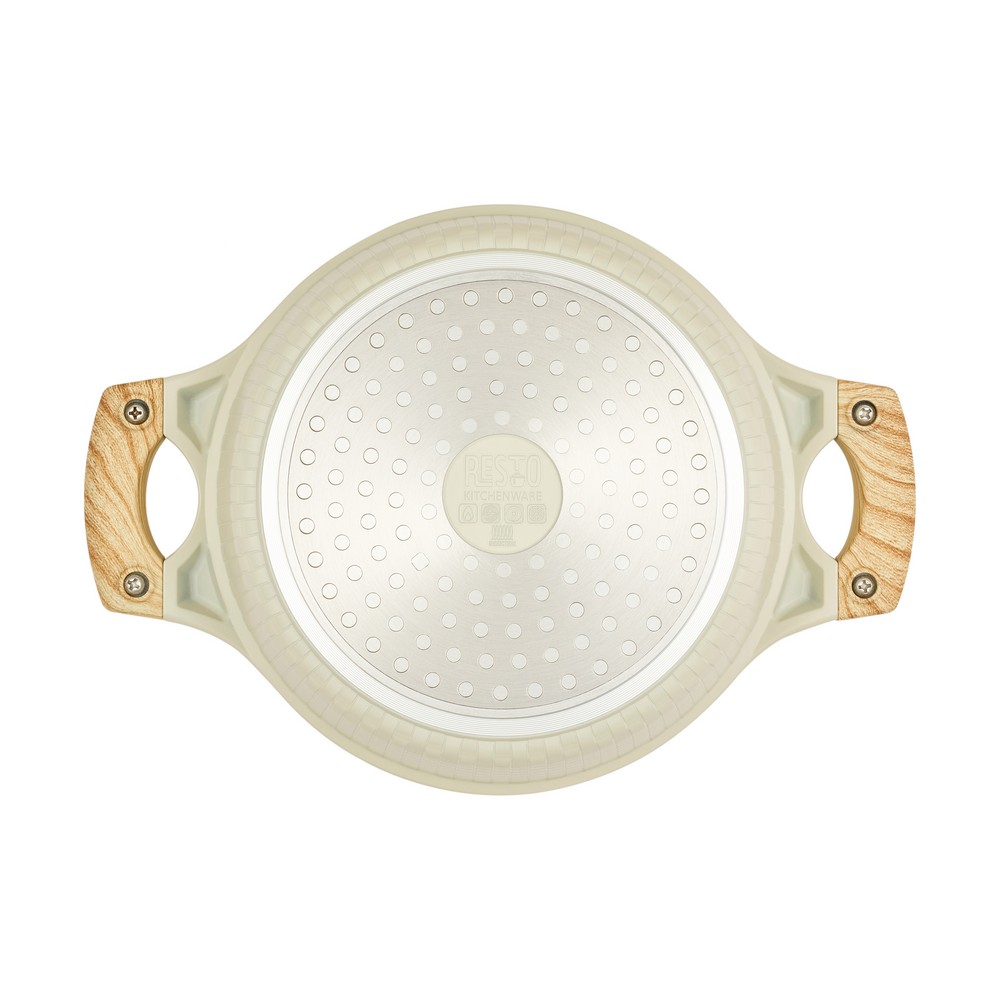Resto Ran 2,4L 20cm pottur með loki, úr áli, beige - image 17 [54ac8e1a13]