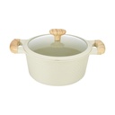 Resto Ran Casserole 4.2L pottur, 24cm, viðloðunarfrí húð, með glerloki - image 3 [43940b8909]
