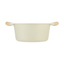 Resto Ran Casserole 4.2L pottur, 24cm, viðloðunarfrí húð, með glerloki - image 8 [055ef0ff26]