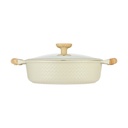 Resto Ran beige 4.1L grunnur pottur með loki, 28cm - image 3 [5448da7502]