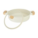 Resto Ran beige 4.1L grunnur pottur með loki, 28cm - image 18 [050bc4969d]