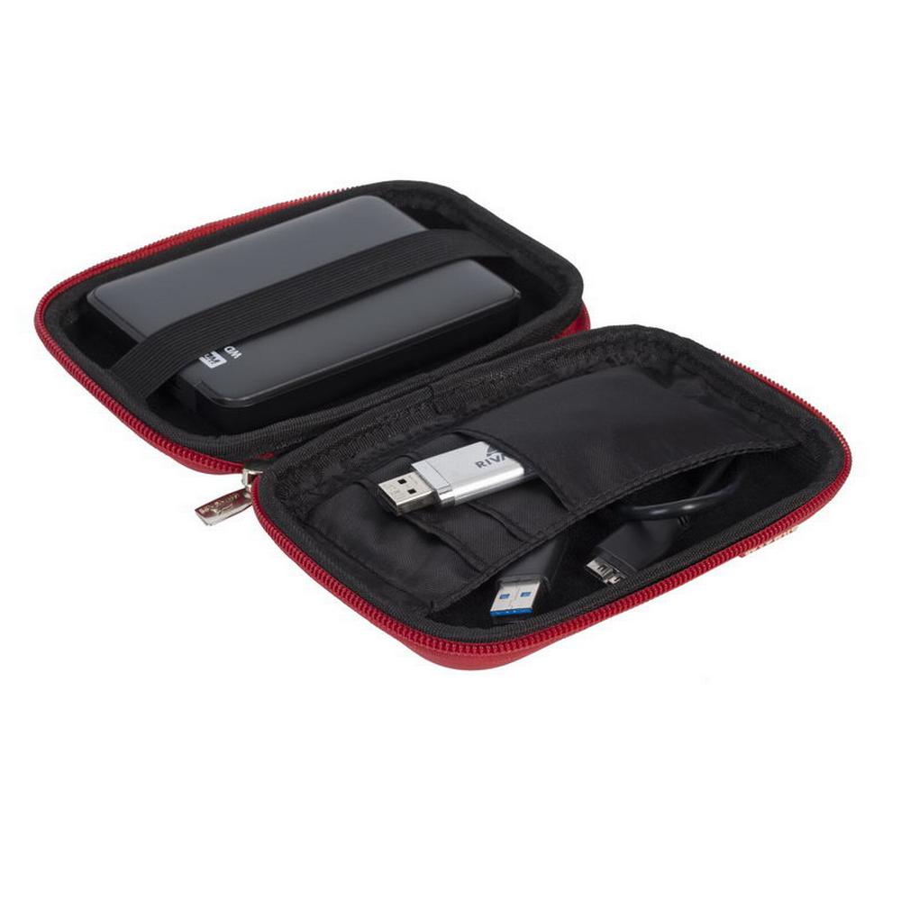 Rivacase 9101 taska fyrir 2,5" flakkara, PU rauð - image 16 [1377c6c3c8]