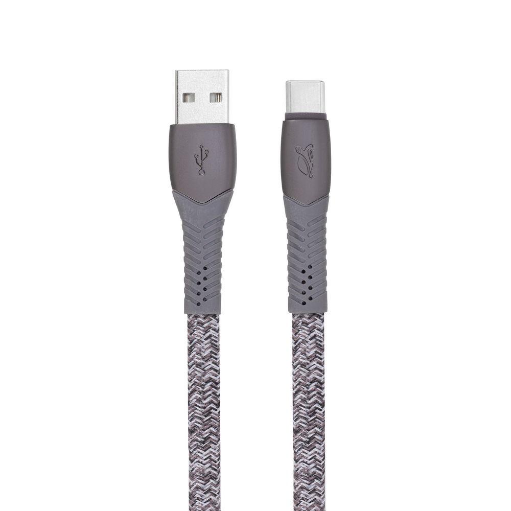 Rivacase PS6102 GR12 ofinn USB-A í USB-C 1,2m kapall, grár - image 2 [6fc471e6e5]