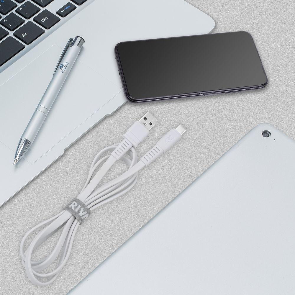 Rivacase PS6002 WT21 USB-A í USB-C 2m kapall, hvítur - image 8 [44a1a56035]
