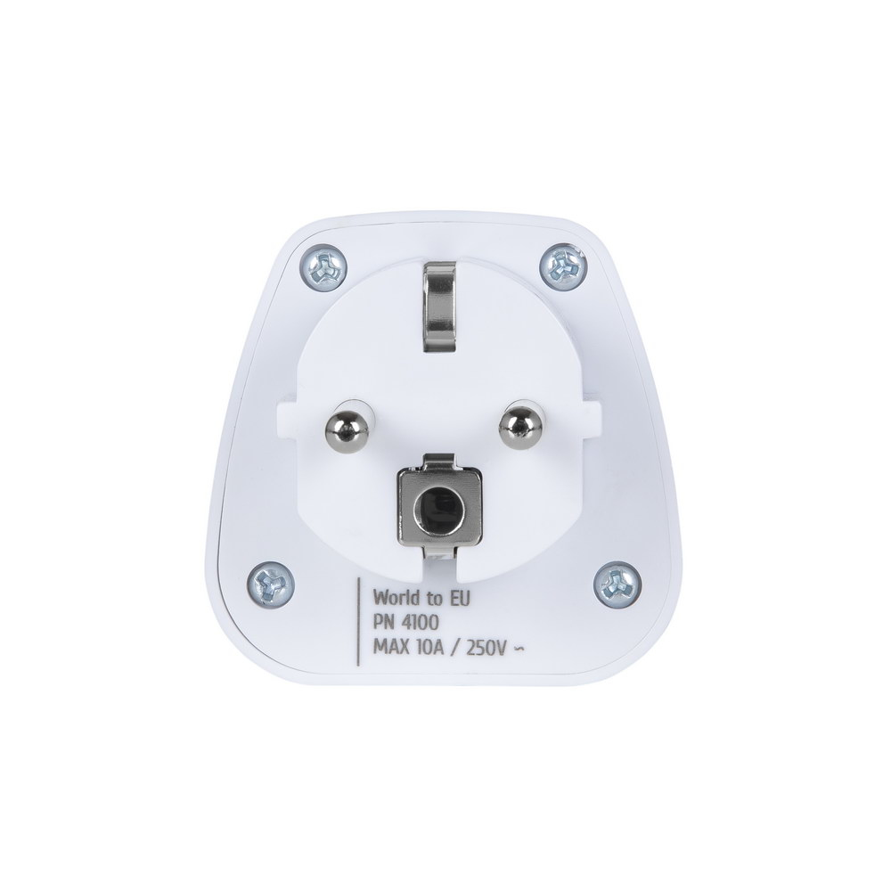 Rivacase PS4100 W00 Universal Schuko breytikló, hvít - image 5 [1575c8e0a5]