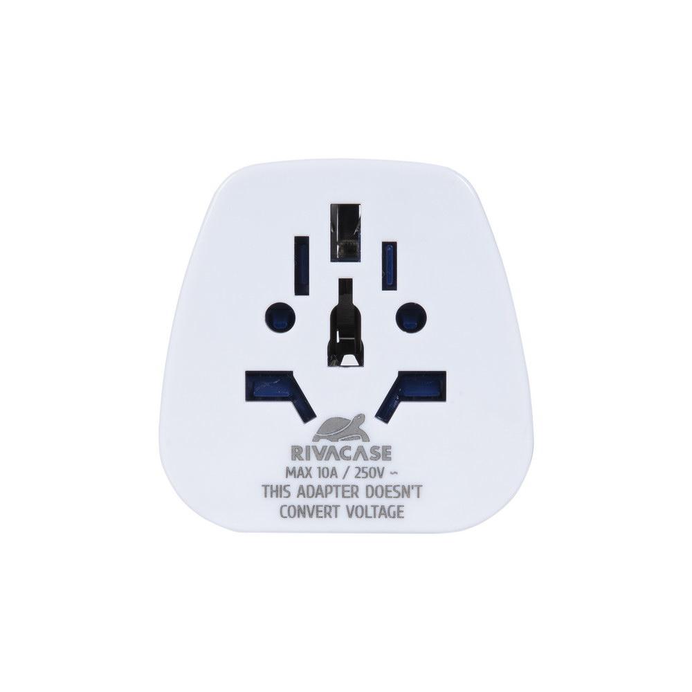 Rivacase PS4100 W00 Universal Schuko breytikló, hvít - image 12 [e177b48b03]