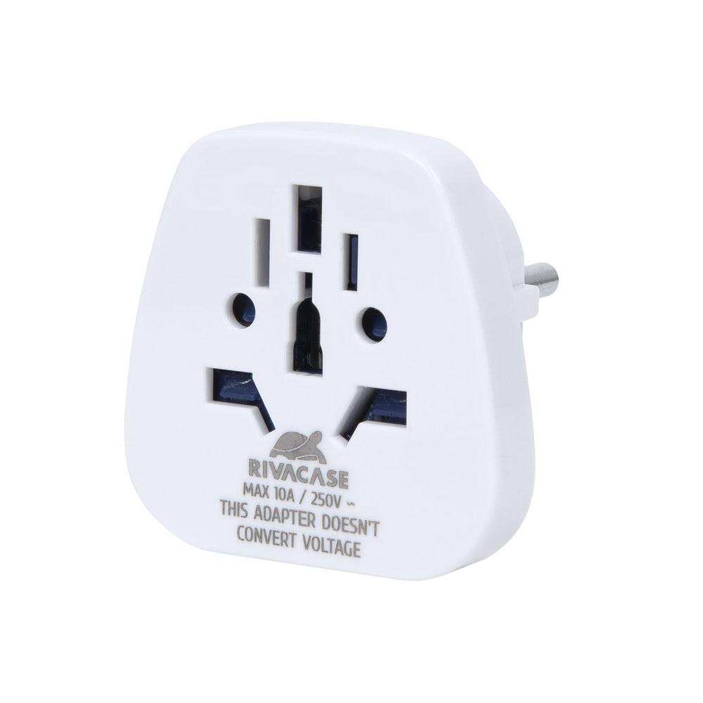 Rivacase PS4100 W00 Universal Schuko breytikló, hvít - image 16 [c2752e38e1]