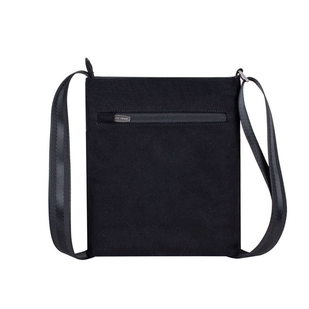 Rivacase 8509 8" Cardiff Canvas hliðartaska, svört - image 5 [9d18b03ab0]