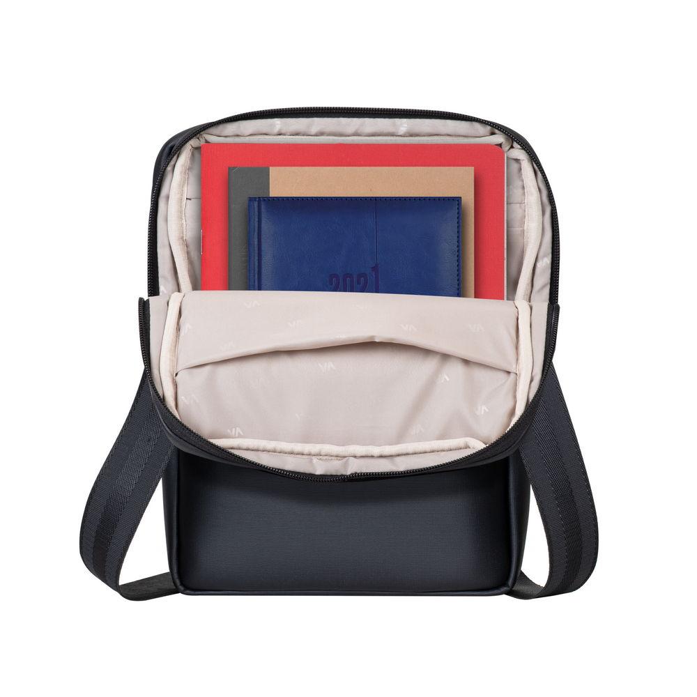 Rivacase 8511 11" Cardiff Canvas hliðartaska, svört - image 20 [9fc718d758]