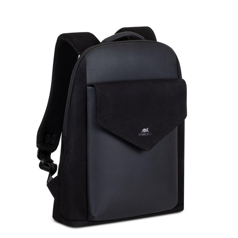 Rivacase 8524 13-14" Canvas bakpoki, svartur - image 2 [87bf0c60c0]