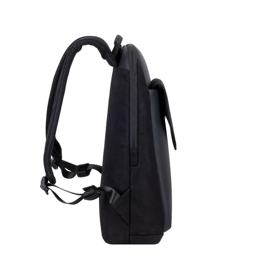 Rivacase 8524 13-14" Canvas bakpoki, svartur - image 6 [9f190fc06c]