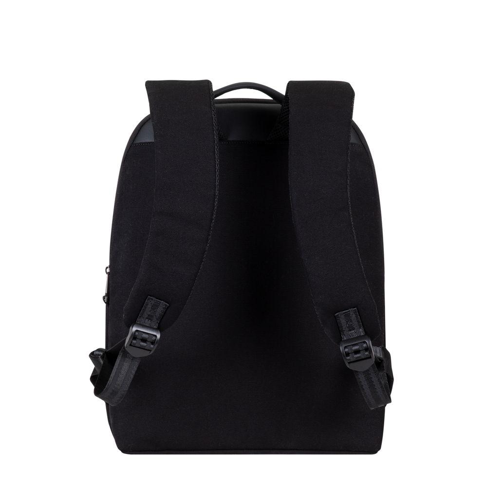 Rivacase 8524 13-14" Canvas bakpoki, svartur - image 8 [7610dbbd55]
