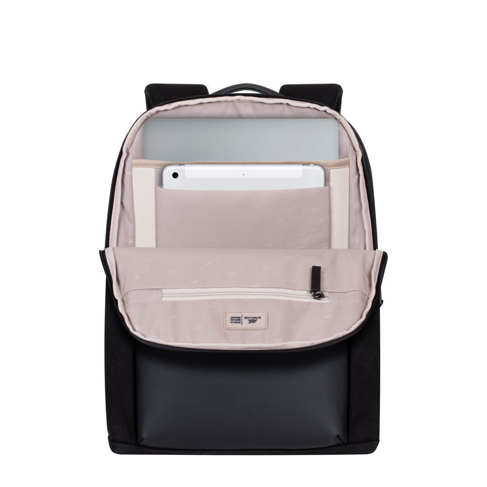 Rivacase 8524 13-14" Canvas bakpoki, svartur - image 19 [9d5a558348]