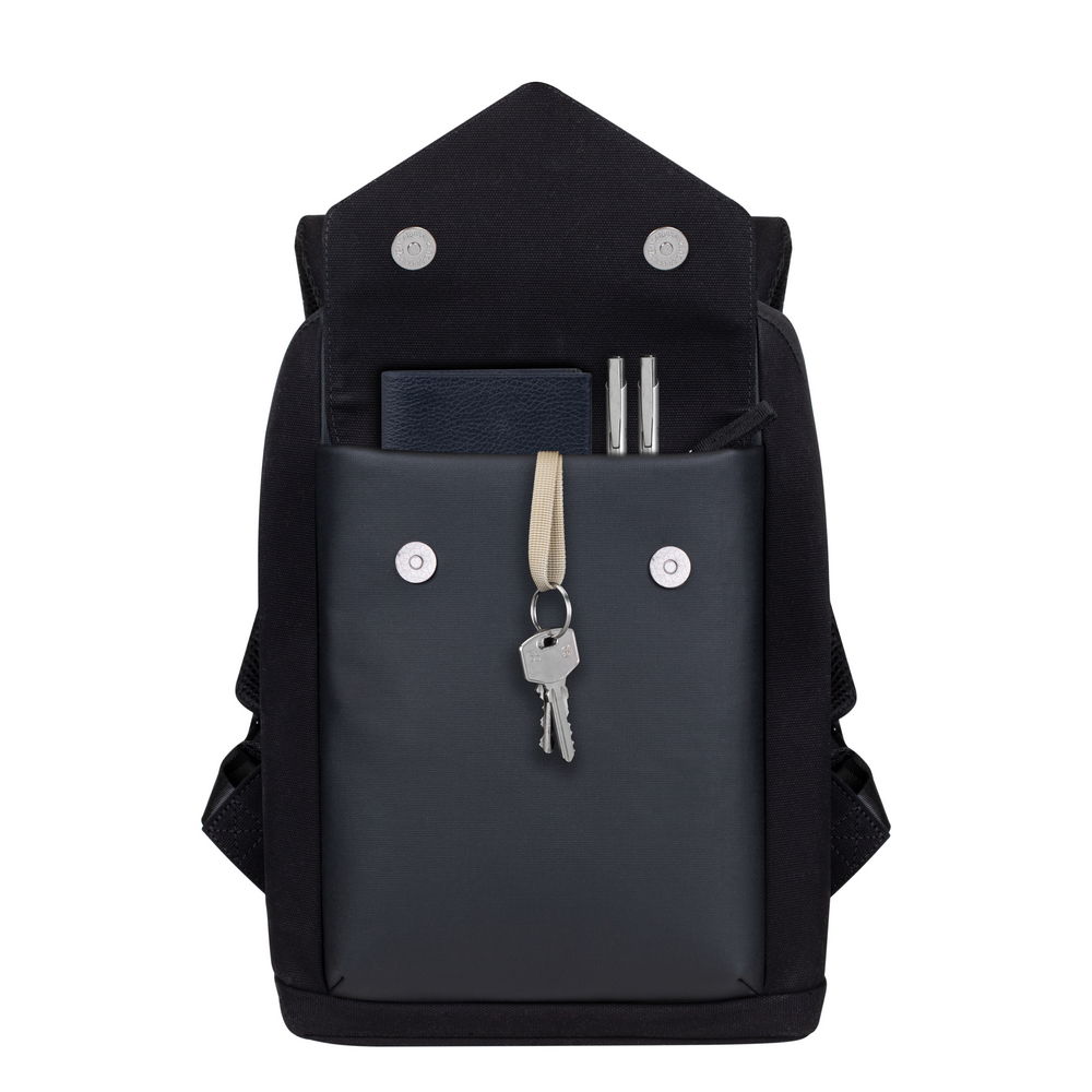 Rivacase 8521 12-13,3" Canvas bakpoki, svartur - image 15 [5d9ab4c124]