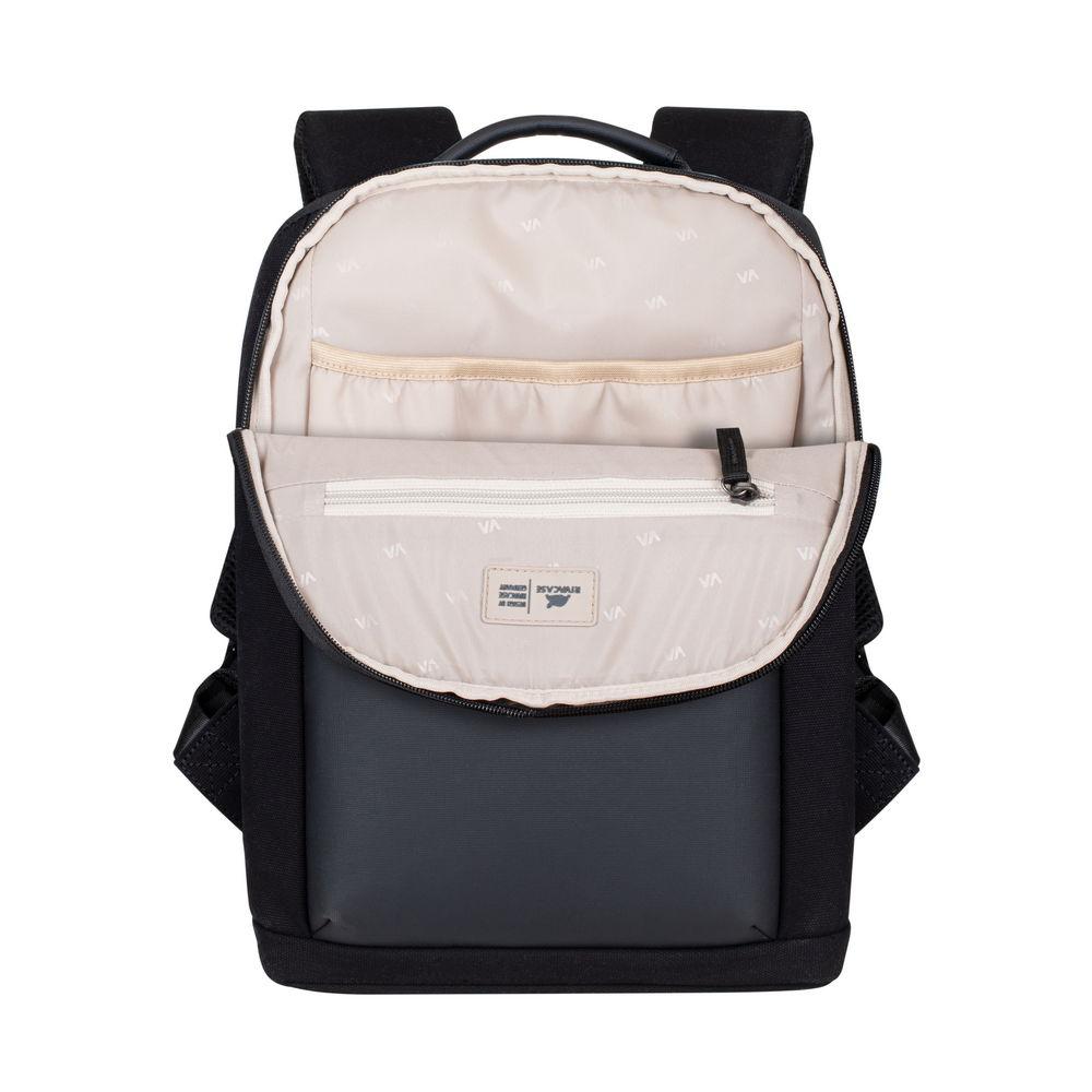 Rivacase 8521 12-13,3" Canvas bakpoki, svartur - image 18 [ce6fc43971]