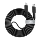 Rivacase PS6005 BK12 USB-C í USB-C 1,2m kapall, svartur - image 2 [fa577172a7]