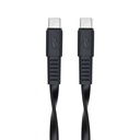 Rivacase PS6005 BK12 USB-C í USB-C 1,2m kapall, svartur - image 3 [df7a2c5eea]