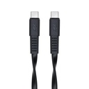 Rivacase PS6005 BK12 USB-C í USB-C 1,2m kapall, svartur - image 4 [537ba3d8b0]