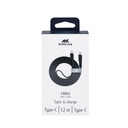 Rivacase PS6005 BK12 USB-C í USB-C 1,2m kapall, svartur - image 20 [efbc77786a]