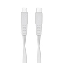 Rivacase PS6005 WT12 USB-C í USB-C 1,2m kapall, hvítur - image 3 [e734a3851a]
