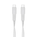 Rivacase PS6005 WT12 USB-C í USB-C 1,2m kapall, hvítur - image 4 [29595edfb3]