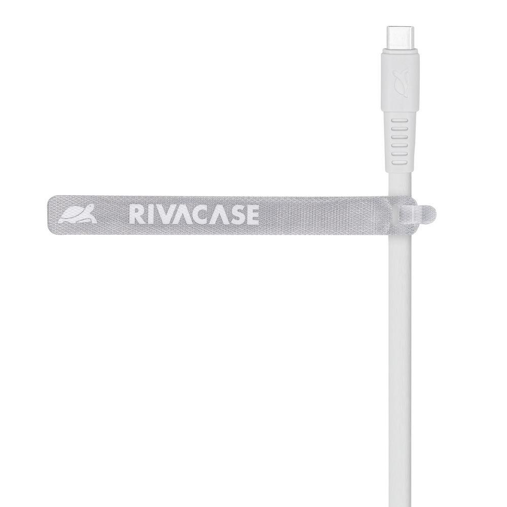 Rivacase PS6005 WT12 USB-C í USB-C 1,2m kapall, hvítur - image 6 [5d663727e6]