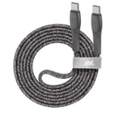 Rivacase PS6105 GR12 USB-C í USB-C 1,2m kapall, grár - image 2 [bcd0ede3bb]