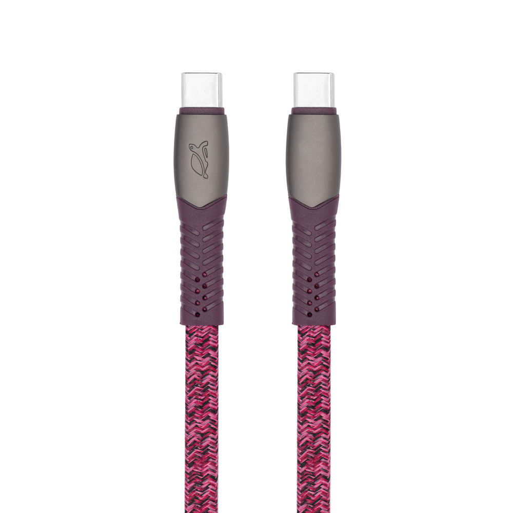 Rivacase PS6105 RD12 USB-C í USB-C 1,2m kapall, rauður - image 3 [d4f6950654]