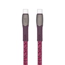 Rivacase PS6105 RD12 USB-C í USB-C 1,2m kapall, rauður - image 3 [d4f6950654]