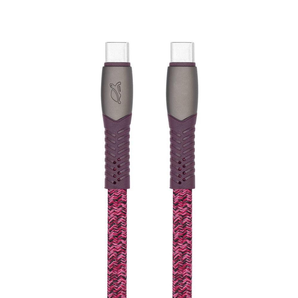 Rivacase PS6105 RD12 USB-C í USB-C 1,2m kapall, rauður - image 4 [cfeeab44ce]