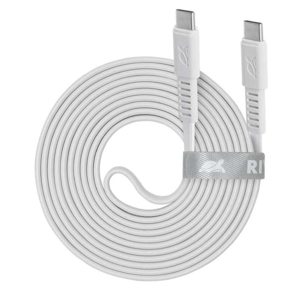 Rivacase PS6005 WT21 USB-C í USB-C 2,1m kapall, hvítur - image 2 [81eb9ef4d7]