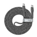 Rivacase PS6105 GR21 USB-C í USB-C 2m kapall, grár - image 2 [547f3fa4dd]