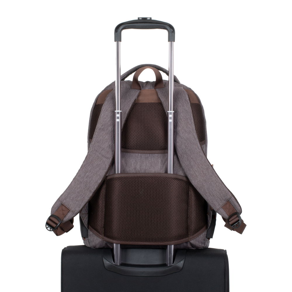 Rivacase 7761 15-16" 19L bakpoki, mocha - image 17 [73144e777d]