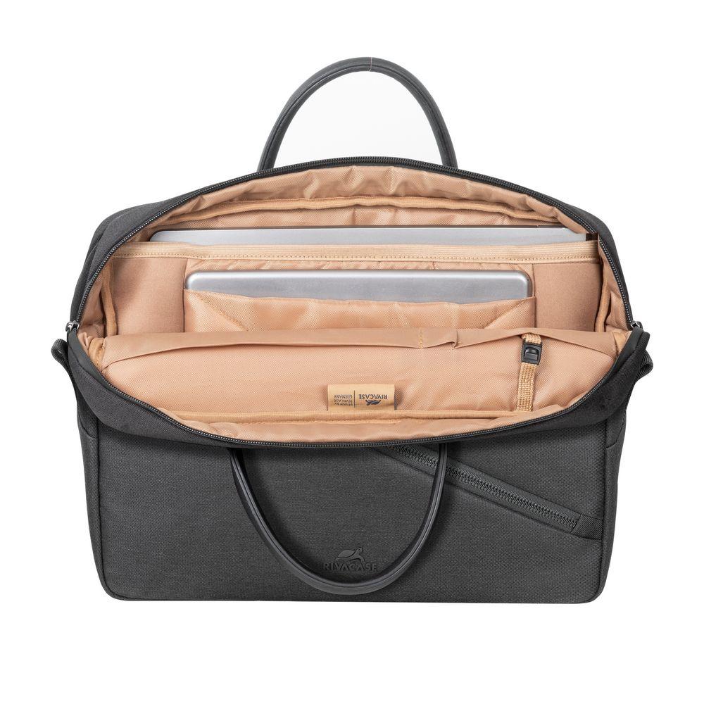 Rivacase 8124 Clark 14" 17L hliðartaska, svört - image 12 [219b67f603]