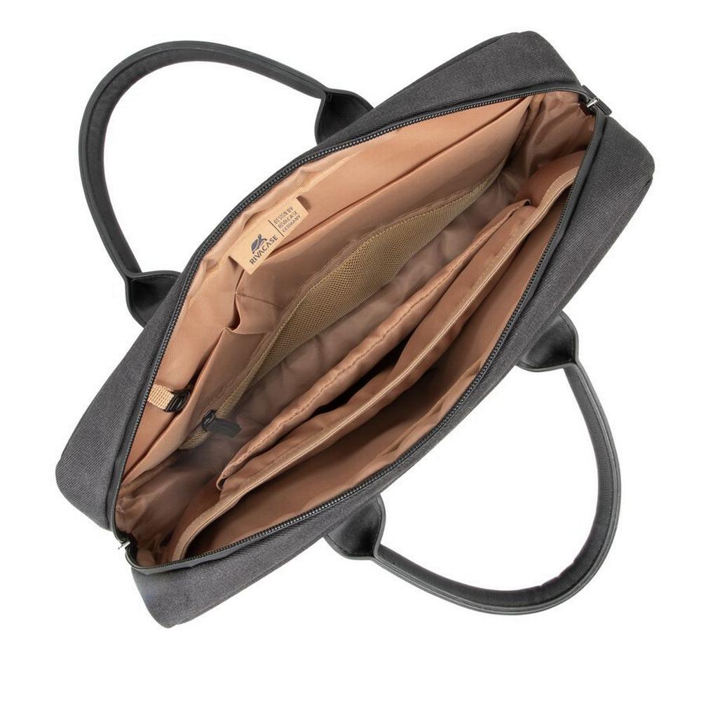 Rivacase 8124 Clark 14" 17L hliðartaska, svört - image 20 [964ab18077]